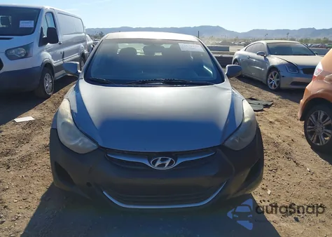 2013 Hyundai Elantra Gls from USA, damaged, VIN 5NPDH4AEXDH420059